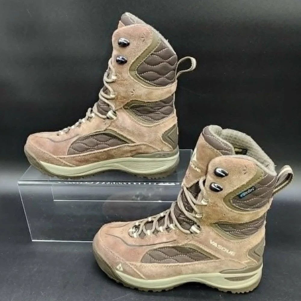 Vasque Pow Pow II Women Brown 6 Winter Hiking Boot Waterproof Insulated Gorpcore